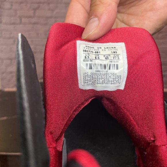 Size 9.5 - Air Jordan 7 (VII) Retro 'Citrus' 2006 - 304775 081 - Black - Picture 6 of 6